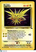 Zapdos 1999 Fossil Holo Rare #15/62