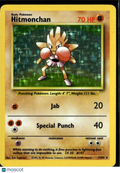 Hitmonchan 1999 Base Set Holo Rare #7/102