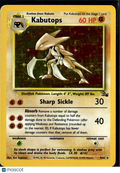 Kabutops 1999 Fossil Holo Rare #9/62