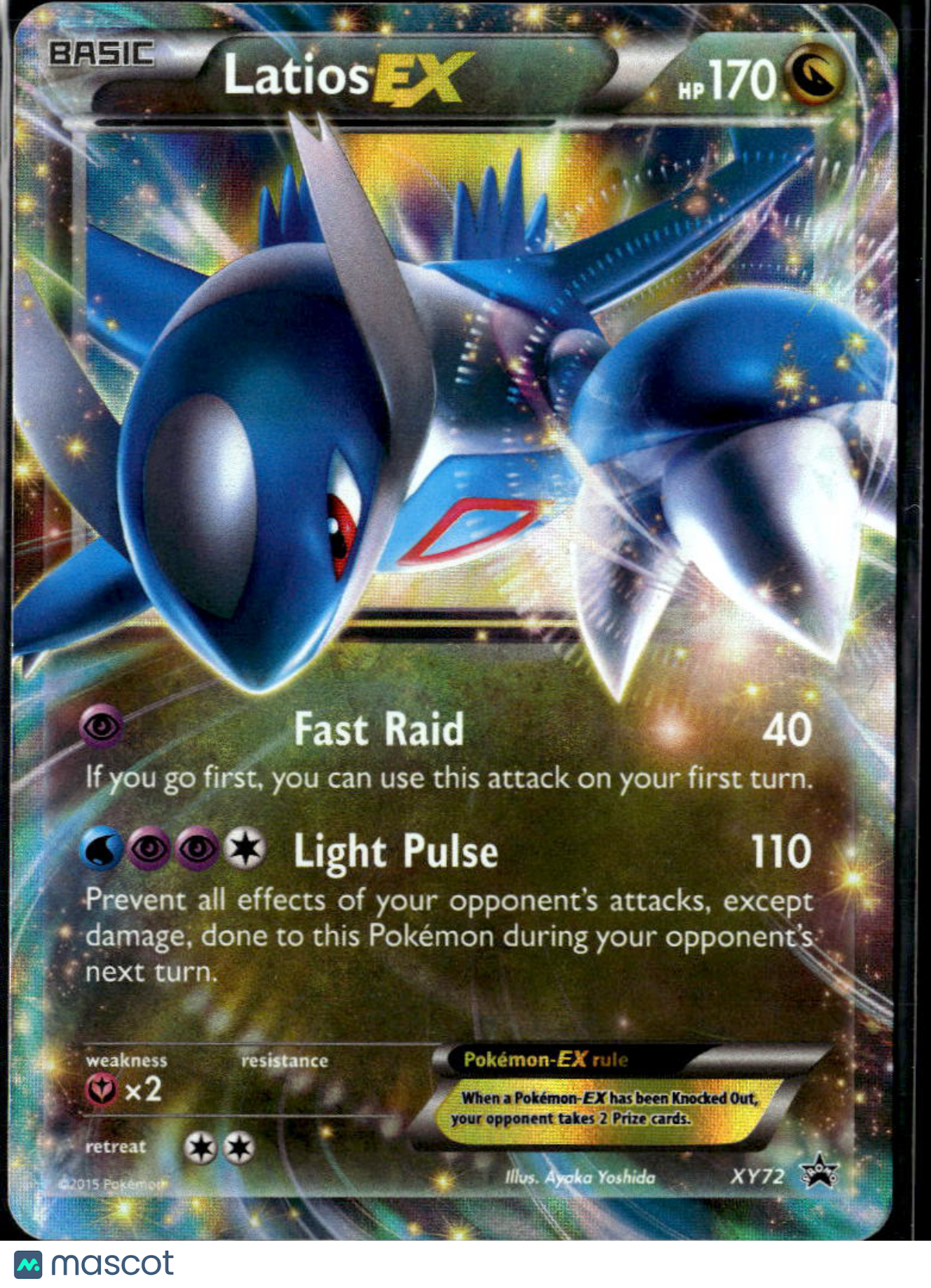 Latios EX 2014 XY Holo Black Star Promo FA #XY72