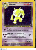 LP Hypno 1999 Fossil Holo Rare #8/62