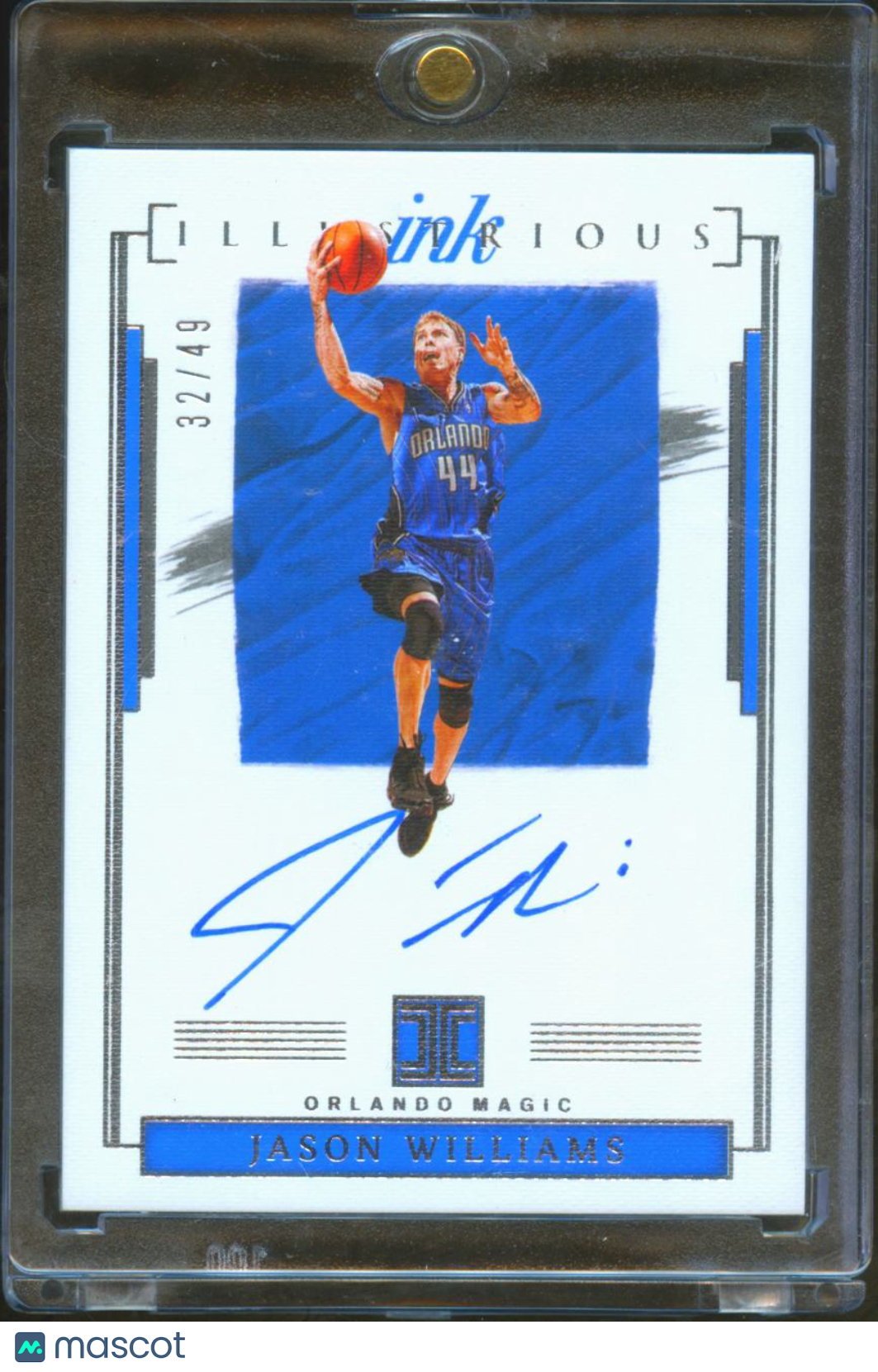 Jason Williams 2021-22 Impeccable Illustrious Ink Auto Autograph 32/49 Magic