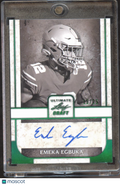 Emeka Egbuka 2022 Leaf Draft Auto Autograph RC 15/25 Ohio State Buccaneers