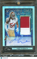 Fred Warner 2024 Panini One Auto Autograph Patch 20/99 San Francisco 49ers