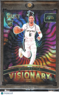 Stephon Castle 2024-25 Select Visionary SSP CASE HIT Rookie RC San Antonio Spurs