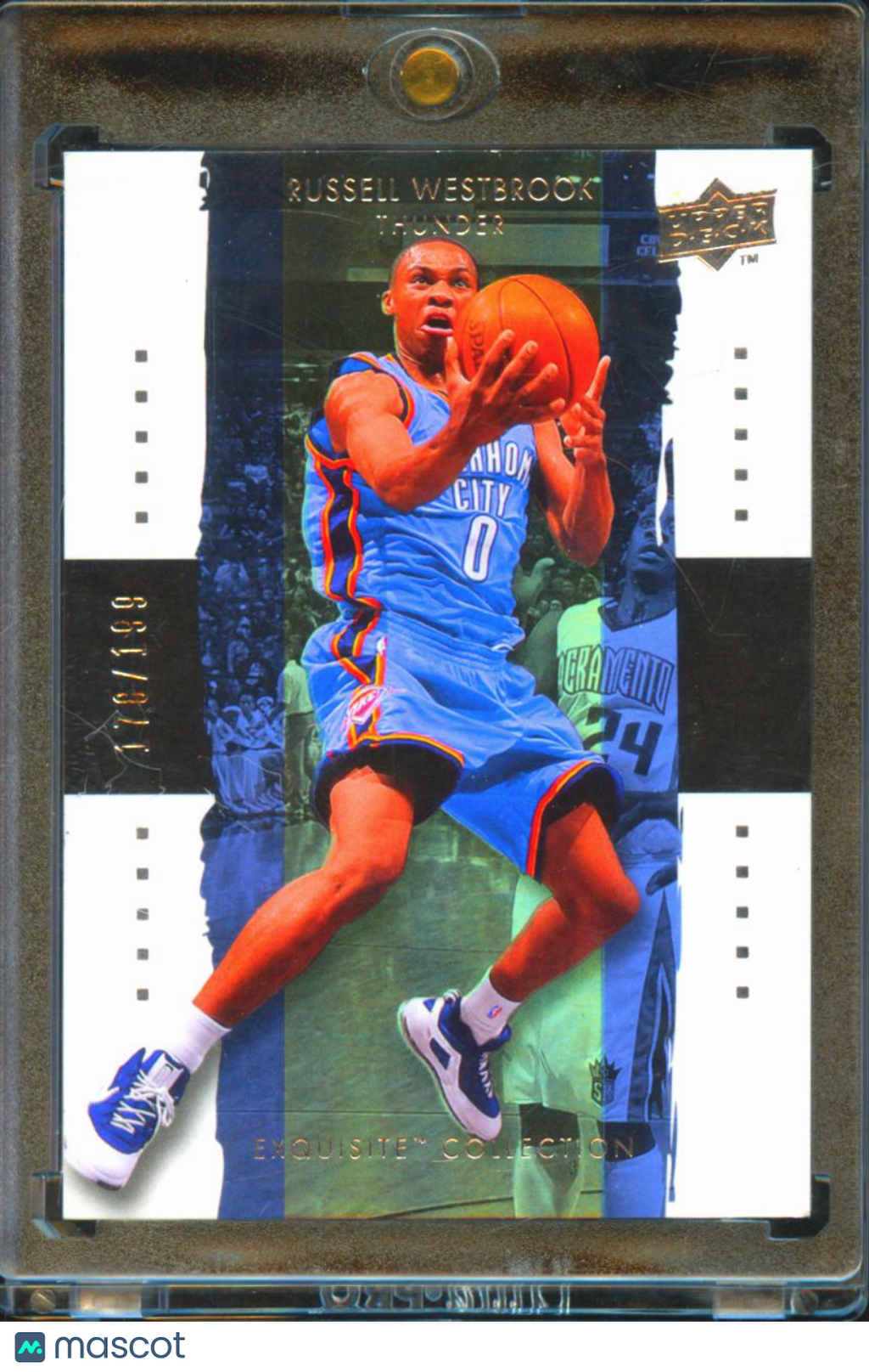 Russell Westbrook 2009-10 Upper Deck Exquisite 178/199 #40 OKC Thunder