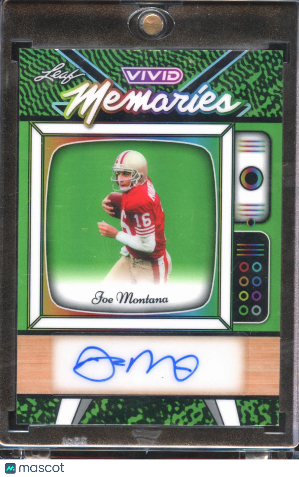 Joe Montana 2025 Leaf Vivid Auto Autograph 1/8 San Francisco 49ers