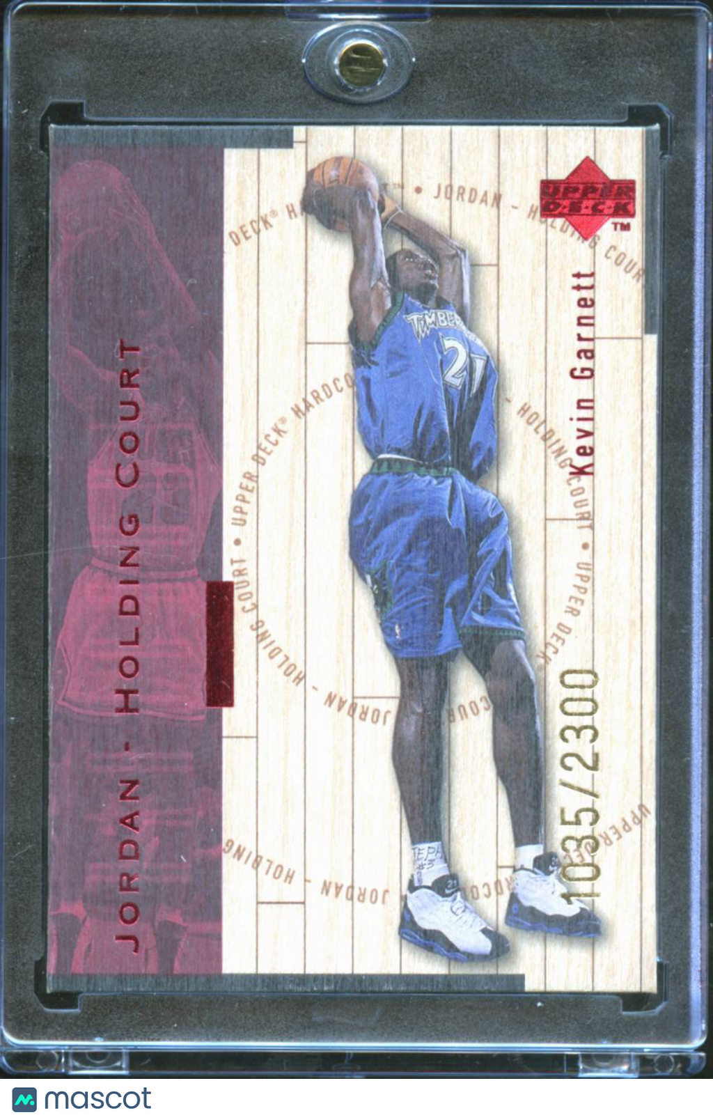 Kevin Garnett / Michael Jordan 1998 Upper Deck Hardcourt 1035/2300 Bulls