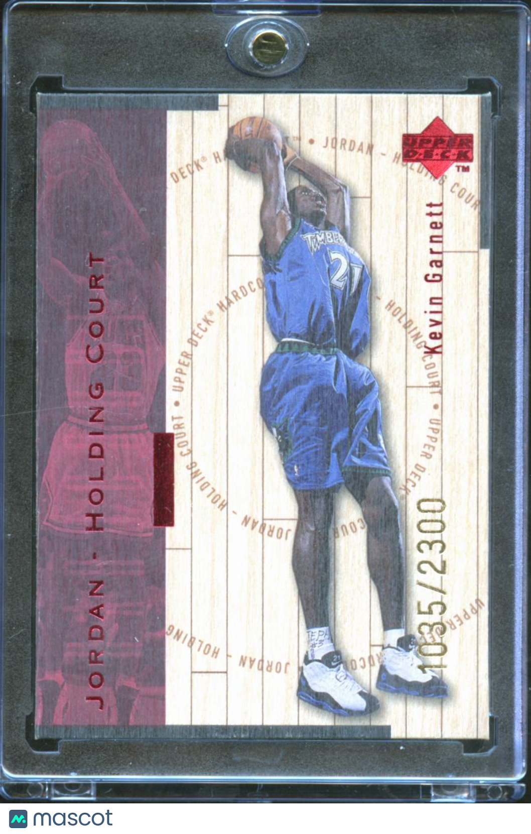 Kevin Garnett / Michael Jordan 1998 Upper Deck Hardcourt 1035/2300 Bulls