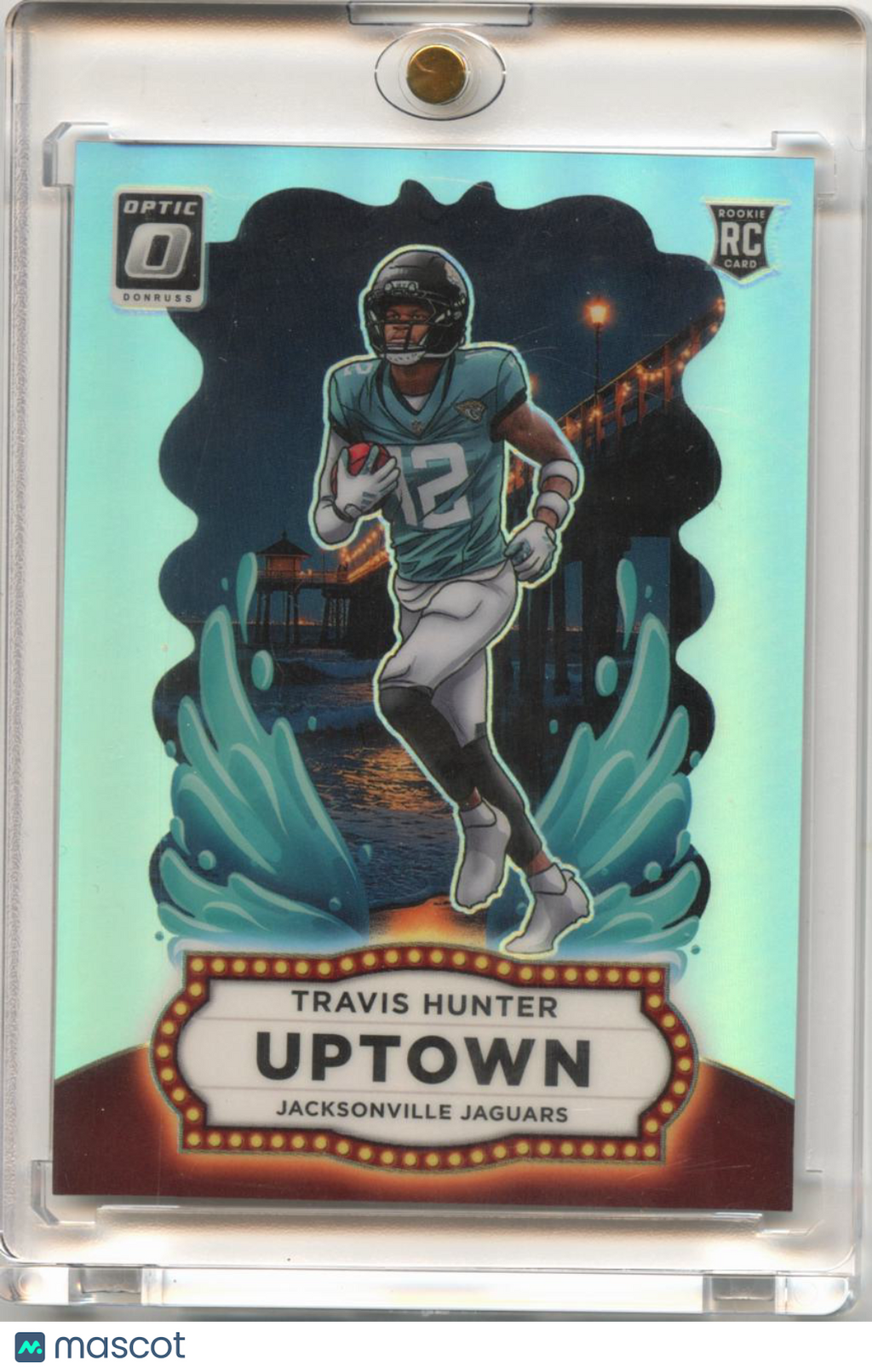 Travis Hunter 2025 Optic Uptown SSP CASE HIT Rookie RC Jacksonville Jaguars