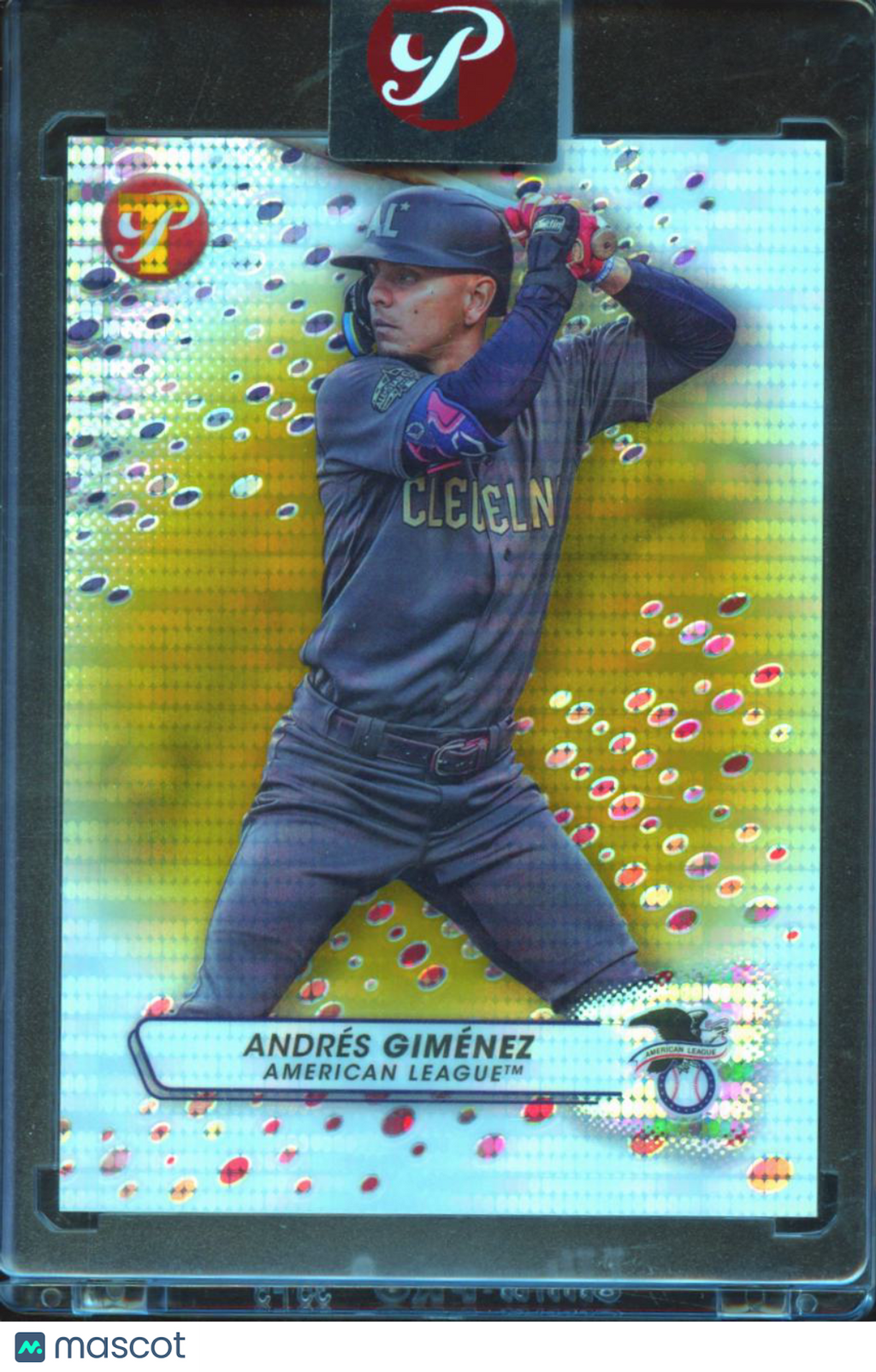Andres Giménez 2023 Topps Pristine GOLD Refractor 8/50 Guardians