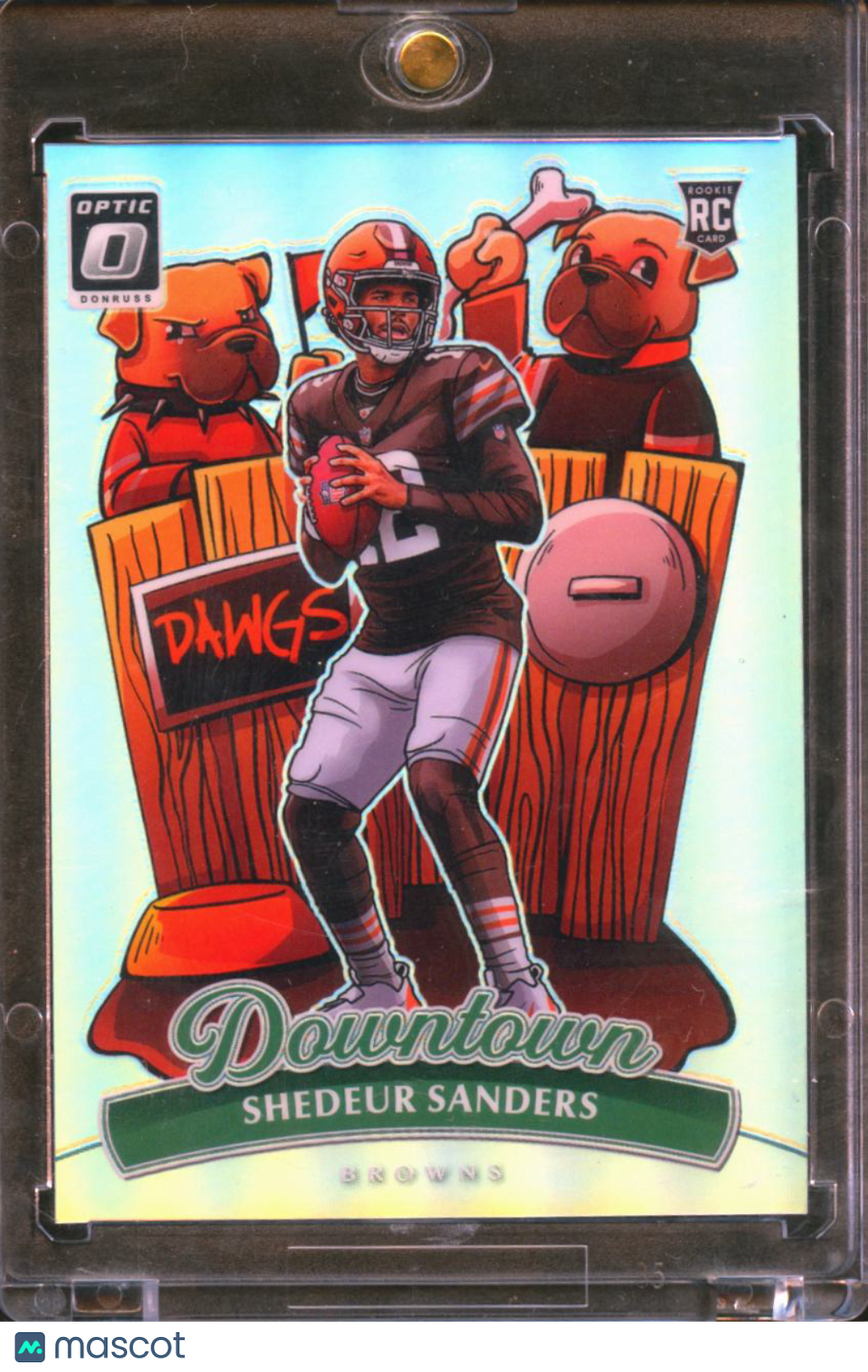 Shedeur Sanders 2025 Optic DOWNTOWN SSP CASE HIT Rookie RC Cleveland Browns