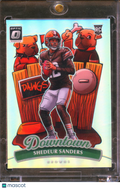 Shedeur Sanders 2025 Optic DOWNTOWN SSP CASE HIT Rookie RC Cleveland Browns