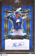 Bobby Witt Jr. 2024 Select Auto Autograph Blue 30/49 Kansas City Royals