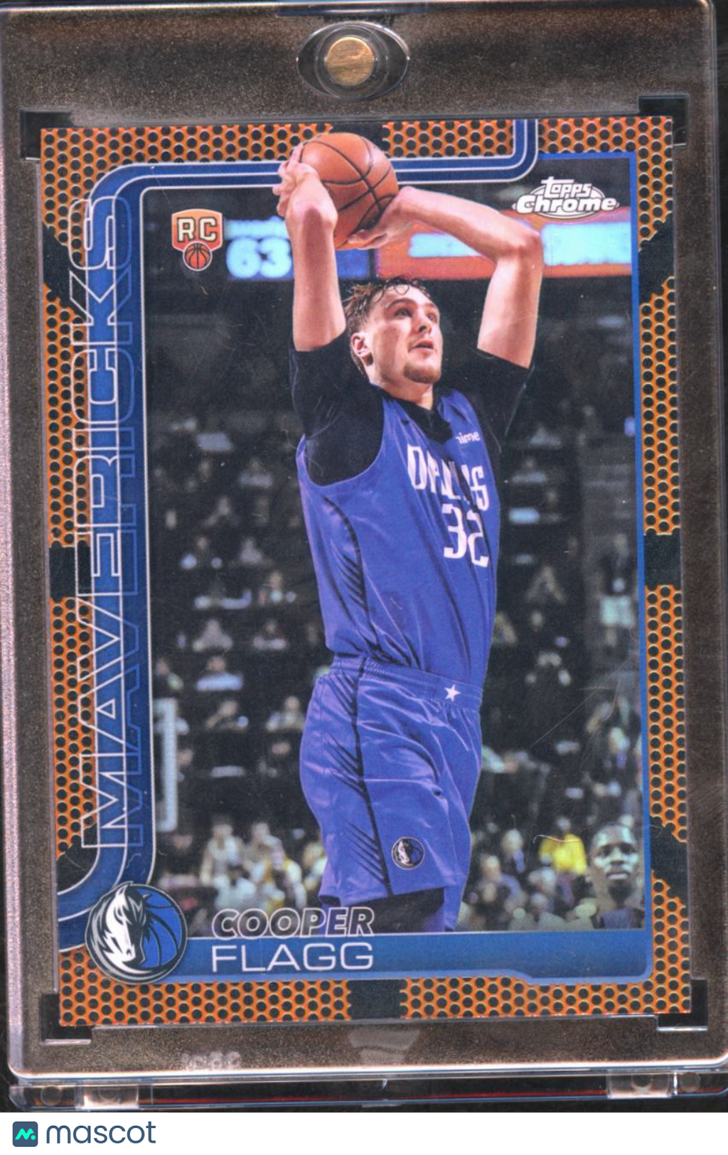 Cooper Flagg 2025-26 Topps Chrome Basketball Refractor Rookie RC Mavericks #251