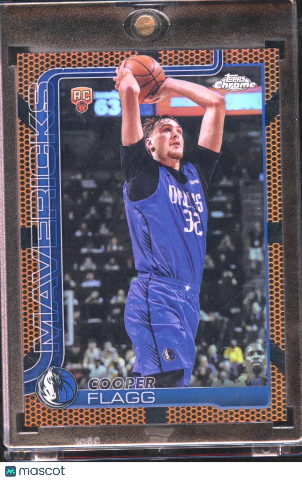 Cooper Flagg 2025-26 Topps Chrome Basketball Refractor Rookie RC Mavericks #251
