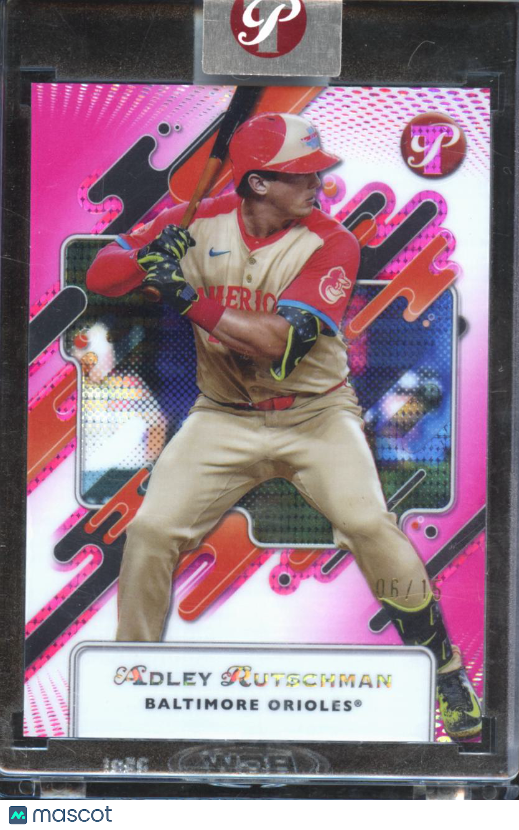 Adley Rutschman 2025 Topps Pristine Pink Refractor 6/15 Baltimore Orioles