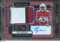 Trey Benson 2025 Panini One Precision Auto Autograph RC 2/60 Arizona Cardinals