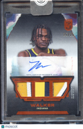Jarace Walker 2024 Topps 3 Auto Autograph Patch Rookie RC 25/25 Indiana Pacers