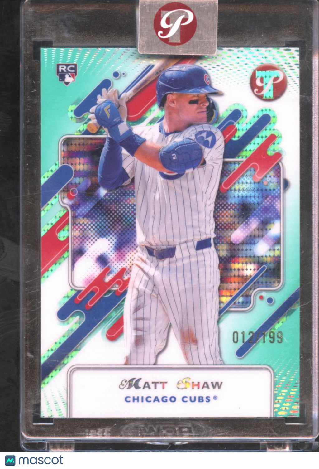 Matt Shaw 2025 Topps Pristine RC Aqua Refractor Rookie 12/199 Chicago Cubs