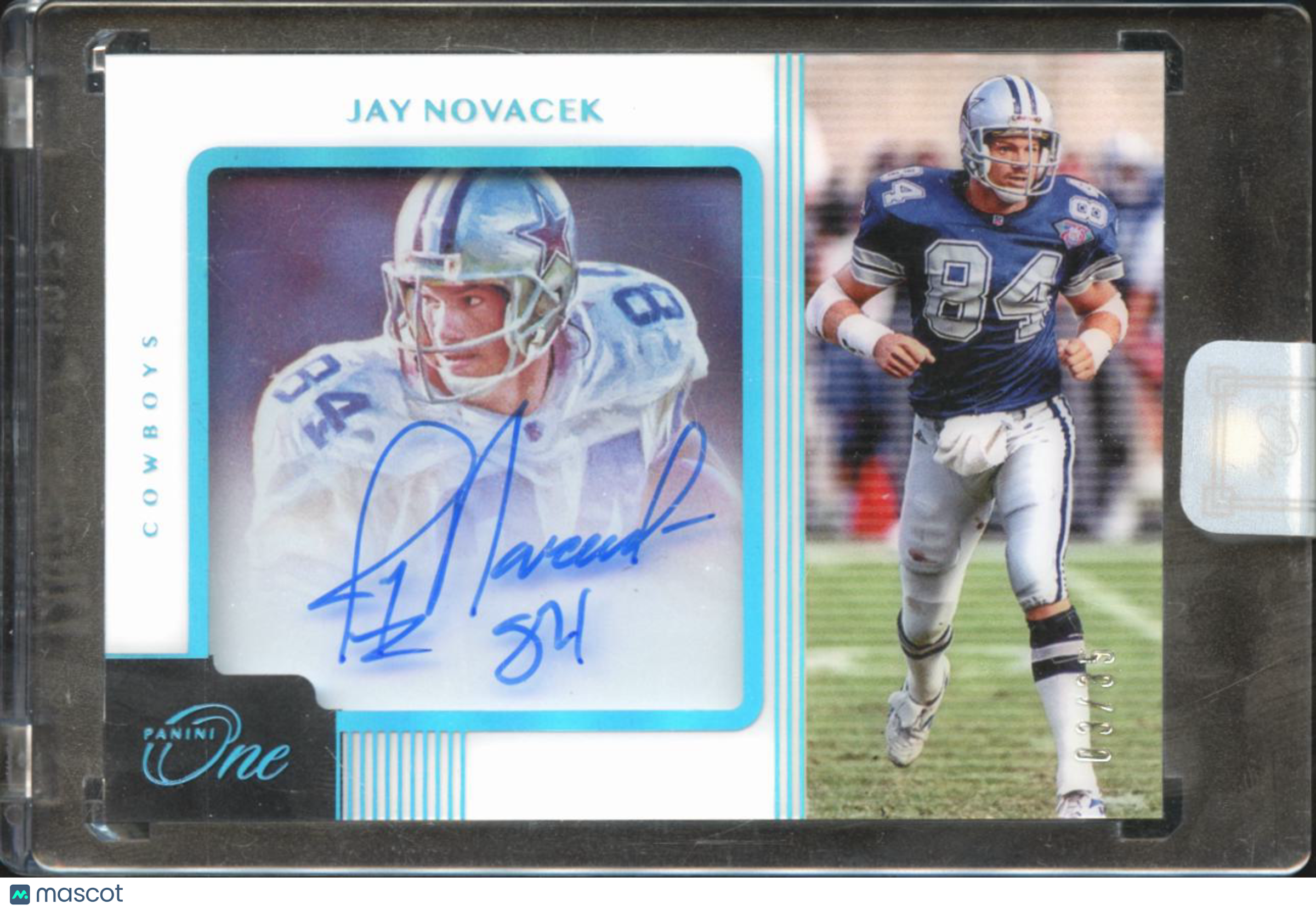 Jay Novacek 2021 Panini One Auto Autograph 3/35 Dallas Cowboys