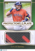 Carlos Correa 2021 Topps Definitive Protectors Game Used Helmet 10/10 Astros