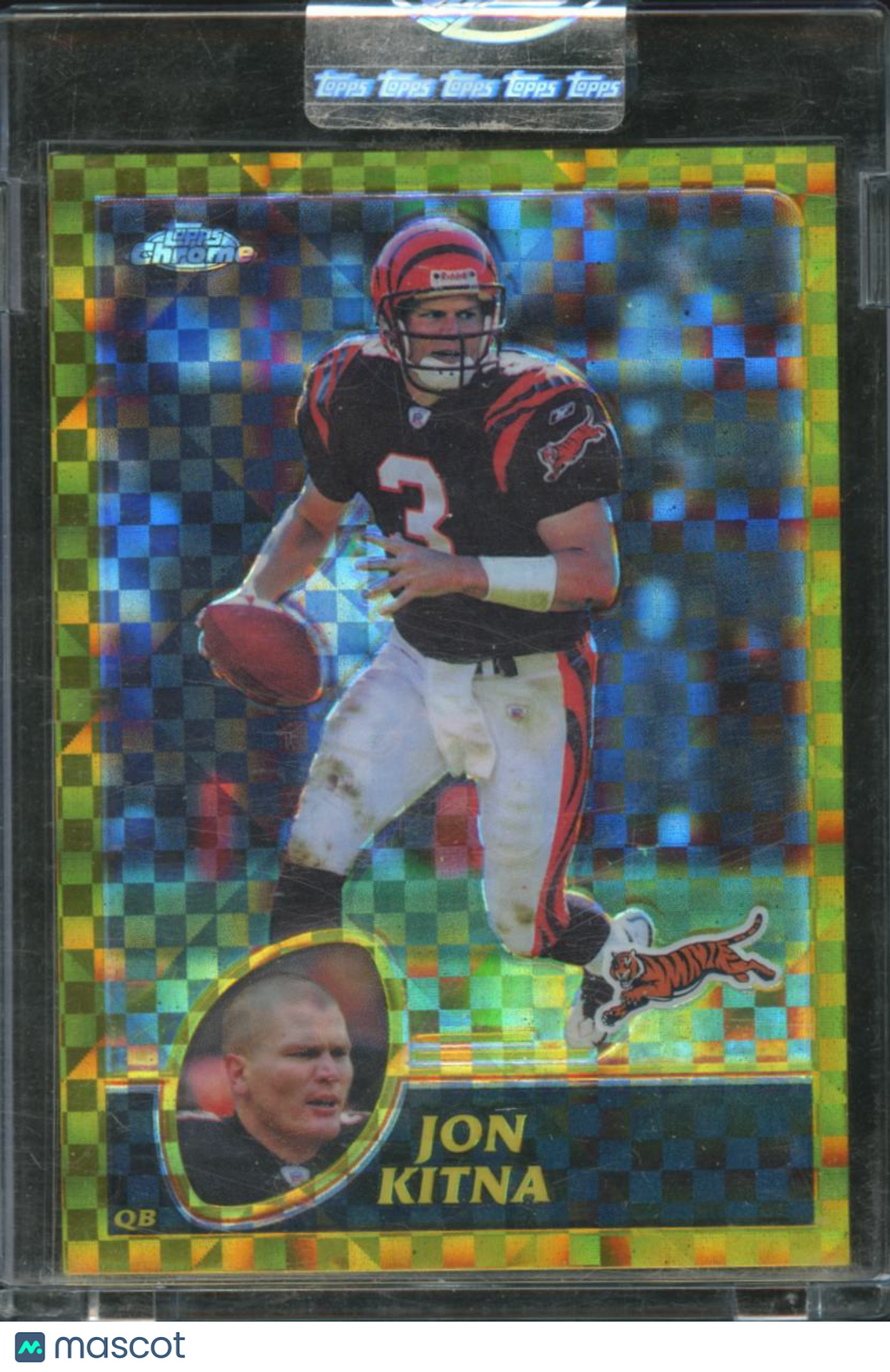 Jon Kitna 2003 Topps Chrome GOLD Xfractor 42/101 #59 Cincinnati Bengals
