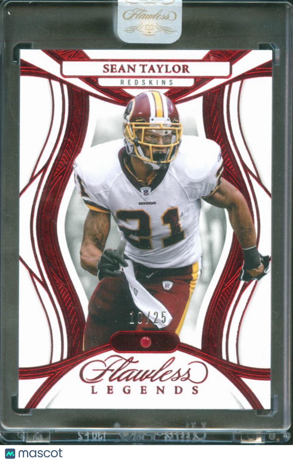 Sean Taylor 2026 Flawless Legends Ruby Gem 10/25 Washington Redskins