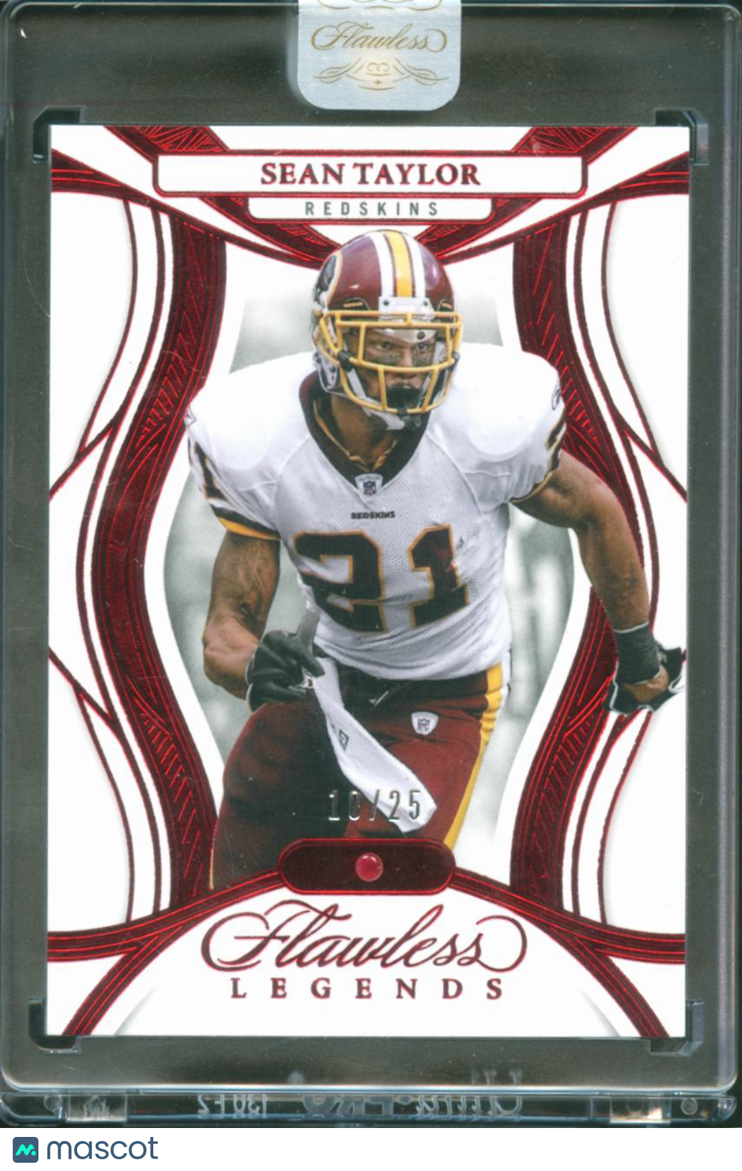 Sean Taylor 2026 Flawless Legends Ruby Gem 10/25 Washington Redskins