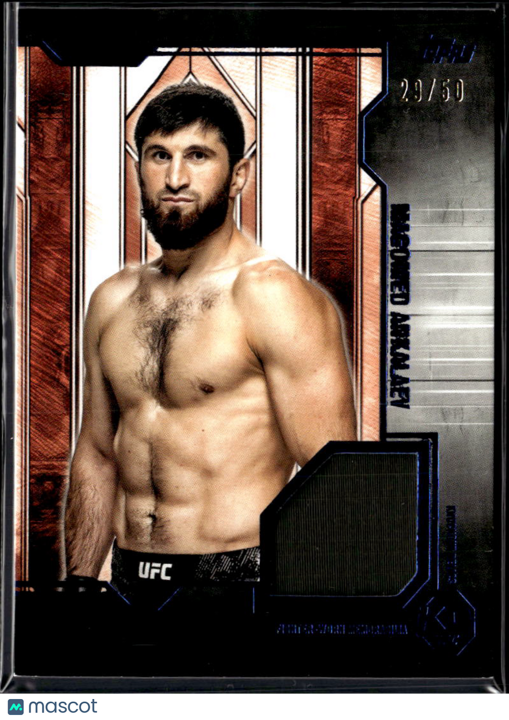 Magomed Ankalaev 2025 Topps UFC Knockout Knockout Patch Relic 29/50