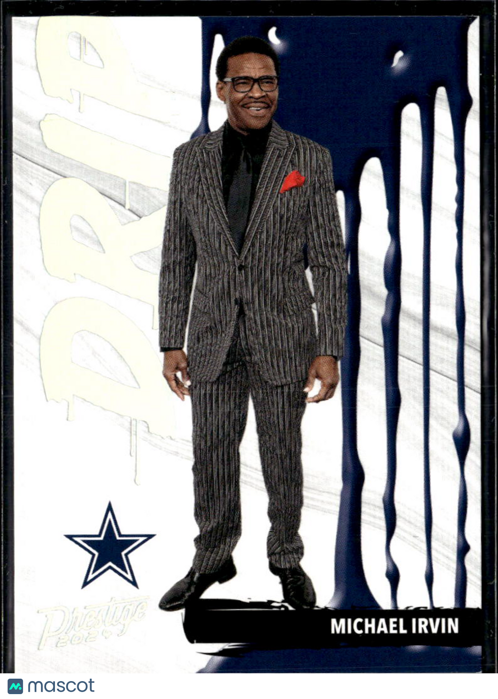 Michael Irvin 2024 Prestige DRIP SSP CASE HIT Dallas Cowboys