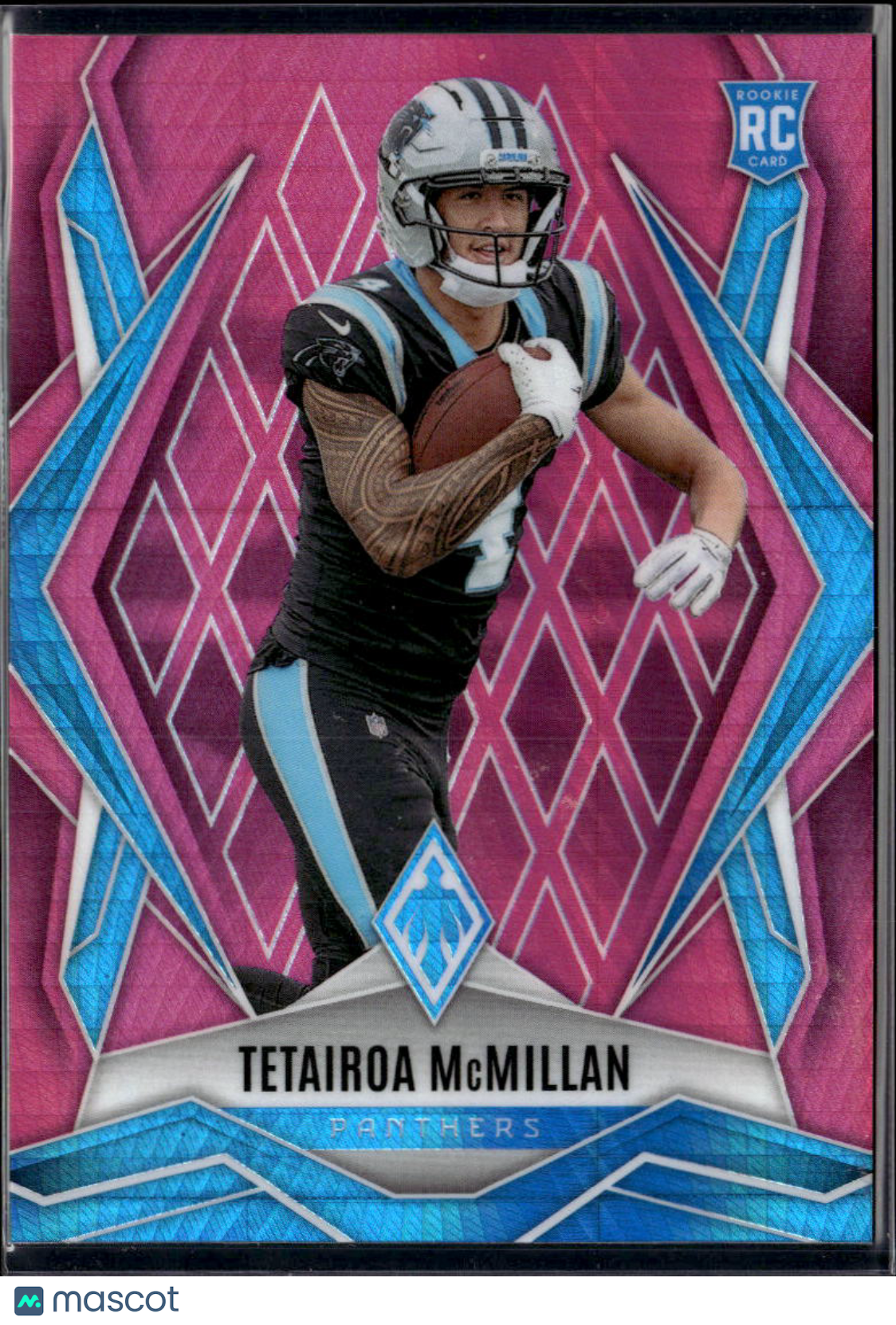 Tetairoa McMillan 2025 Phoenix Pink Hyper Rookie RC 198/299 Carolina Panthers
