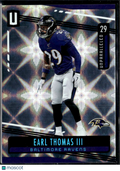 Earl Thomas III 2019  Unparalleled Galactic SSP CASE HIT Texas Longhorns Ravens