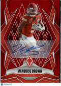 Marquise Brown 2025 Phoenix Auto Autograph Red 67/99 Kansas City Chiefs