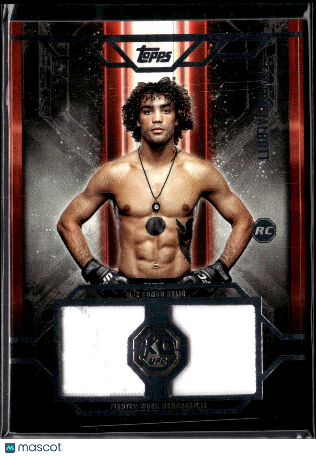 Payton Talbott 2025 Topps Knockout UFC Rookie RC Patch Relic