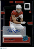 Trey McBride 2023 Clearly Donruss Rated Rookie Auto Autograph Arizona Cardinals