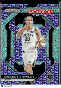 Breanna Stewart 2024 Prizm Monopoly Purple Millionaire 27/50 New York Liberty