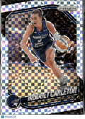 Bridget Carleton 2025 Panini Prizm White Checkerboard SSP Minnesota Lynx