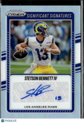 Stetson Bennett IV 2025 Prizm Significant Signatures Auto Autograph LA Rams