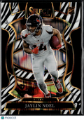Jaylin Noel 2026 Select Zebra Prizm SSP Rookie RC Houston Texans