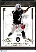 Marquette King 2017 National Treasures RC Rookie 12/49 Oakland Raiders