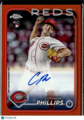 Connor Phillips 2024 Topps Chrome Auto Autograph Orange RC 23/25 Cincinnati Reds