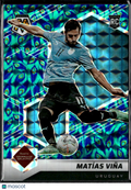Matías Vina 2022 Mosaic Prizm Road to FIFA World Cup RC Peacock SSP Uruguay