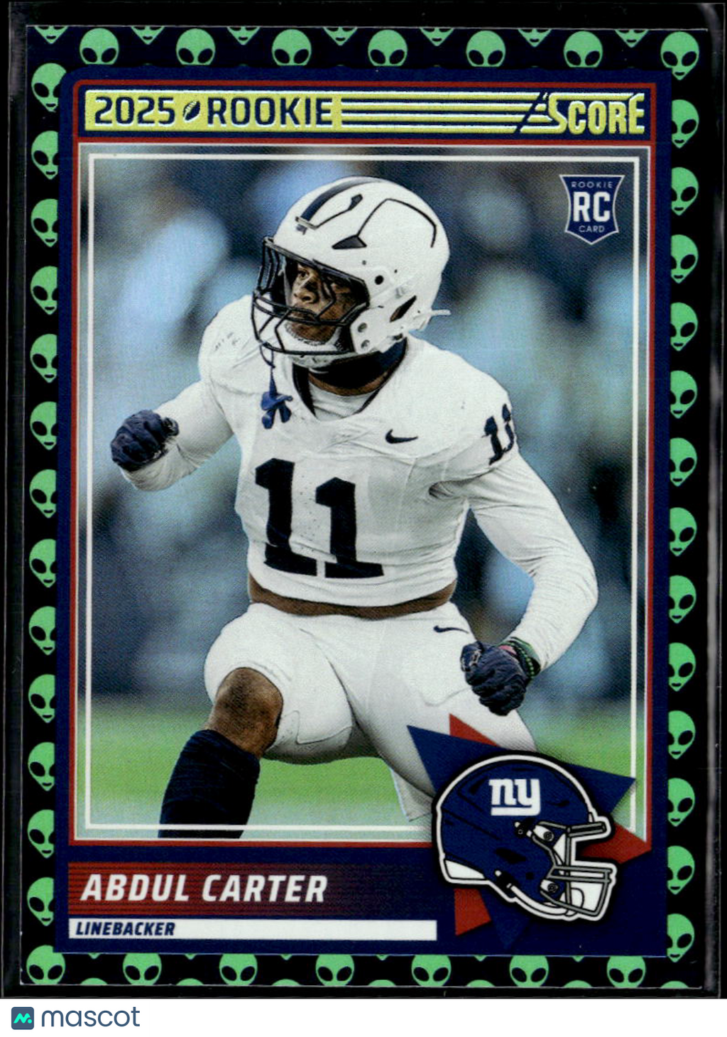 Abdul Carter 2025 Score Extraterrestrial Rookie RC SSP Penn State NY Giants