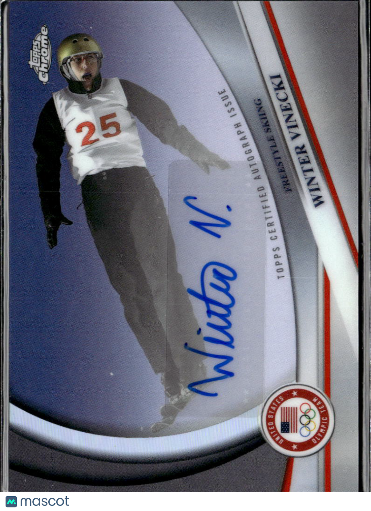 Winter Vinecki 2026 Topps Chrome U.S. Olympics Auto Autograph Skiing