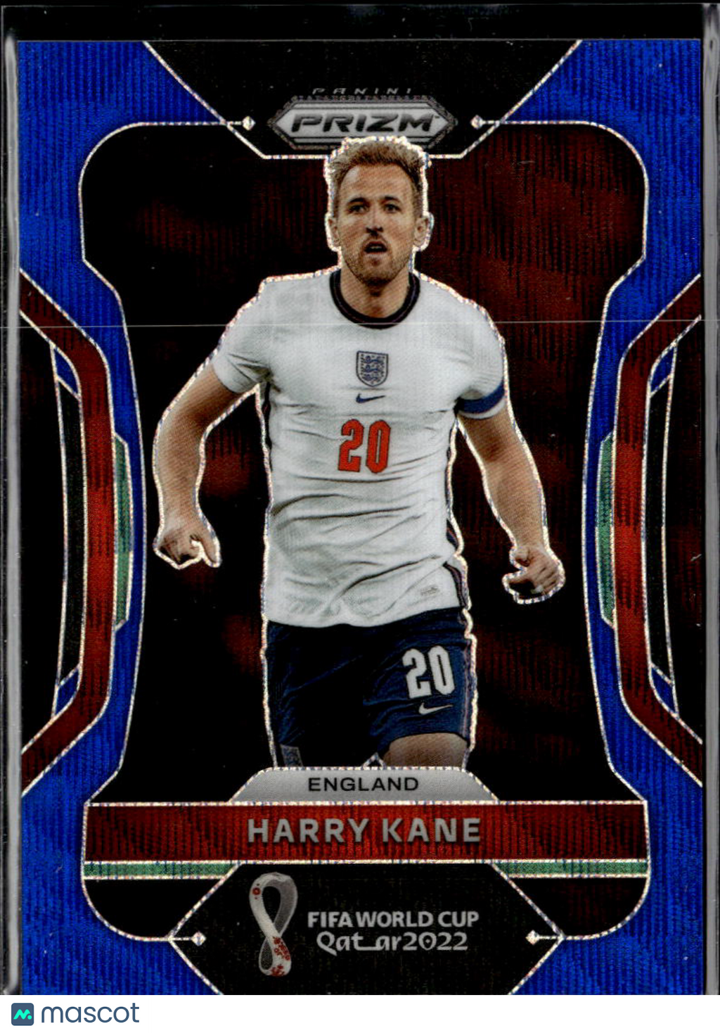 Harry Kane 2022 Prizm World Cup Qatar Blue Wave 58/199 England