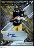 Najee Harris 2021 Panini XR Luminous Auto Autograph RC 93/99 Pittsburgh Steelers
