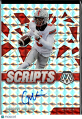 Garrett Wilson 2022 Mosaic Draft Auto Autograph RC Jets Ohio State Buckeyes