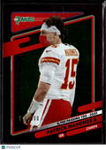 Patrick Mahomes II 2021 Donruss Purple Mask Variation 240/500 Kansas City Chiefs