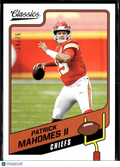 Patrick Mahomes II 2021 Classics Blue Back 14/75 Kansas City Chiefs